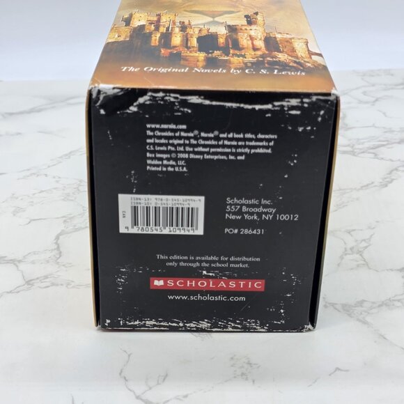 The Chronicles of Narnia Box Set CS Lewis Paperback 1995 Books 1 - 7 Scholastic - Picture 9 of 9